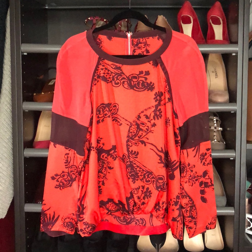Elizabeth & James Silk Top
